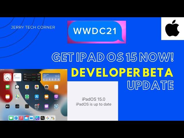 How to install iPad OS 15 Developer beta No Computer! ( In 5 Minutes)