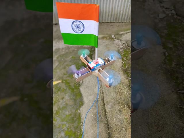 Independence Day special drone with tiranga amazing #scienceproject at a home #video #shorts #short