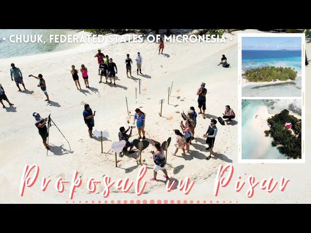 BEACH PROPOSAL IN PISAR ISLAND #Chuuk Federated States of Micronesia