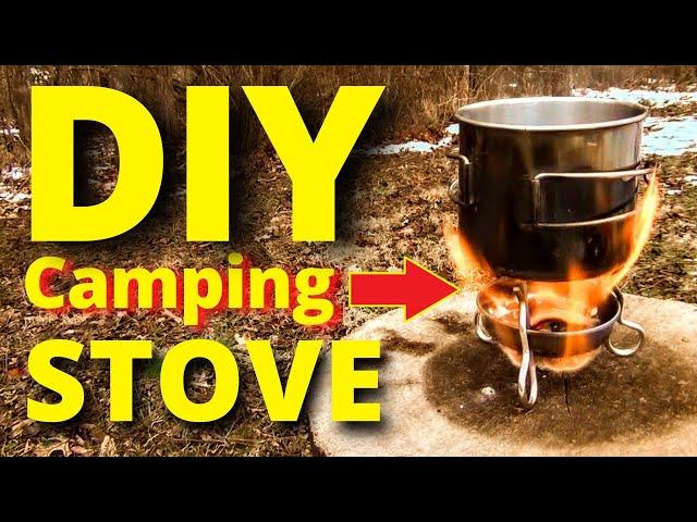 DIY CAMPING STOVE [Cheap, Easy!]