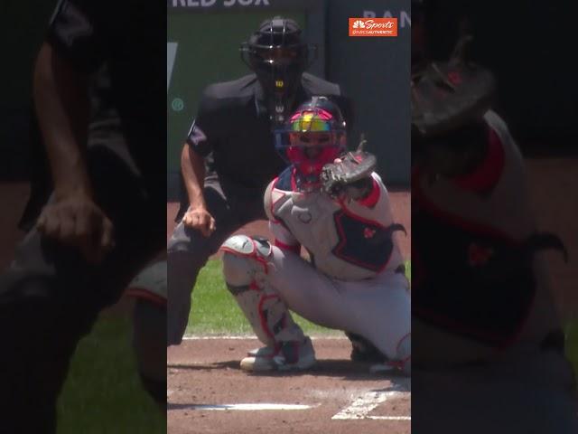 Watch Rafael Devers crush his first Giants home run against Red Sox!!! | NBC Sports Bay Area