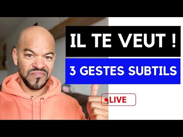 3 attitudes subtiles qui montrent qu'il te veut !