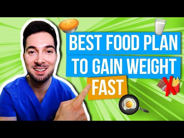 How to gain weight fast for girls and men with foods plan