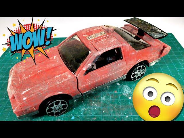 Chevrolet Camaro Restoration abandoned toy model - M.A.S.K. Thunderhawk