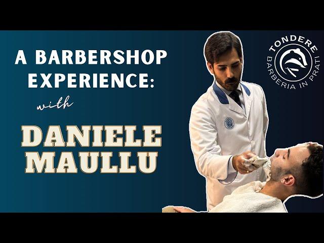 A Barbershop Experience: A shave with Daniele Maullu at Barberia Tondere #wetshaving #barbershop