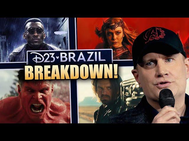 EVERYTHING Kevin Feige Revealed At D23 Brazil: Brave New World & Thunderbolts Trailer & MORE!