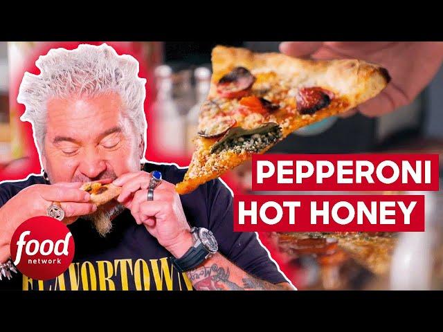 Guy Fieri Tries LEGENDARY Pizza | Diners, Drive-Ins & Dives