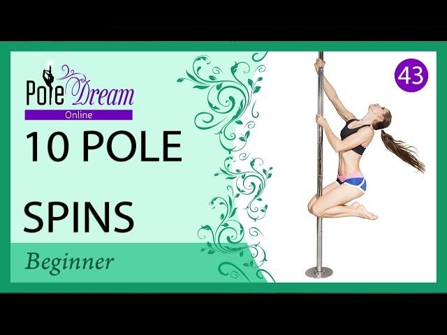 43 - 10 pole dance spins for beginners