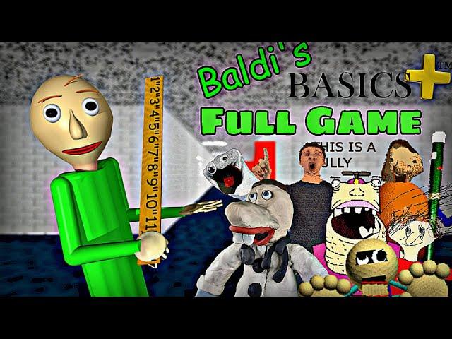 Baldi's Basics Plus V0.4 - NEW CHARACTER! | Full Game Walkthrough | No Commentary