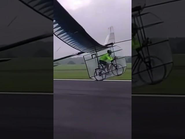 ️ Bike Powered Airplanes  #flight #aircraft #aviation