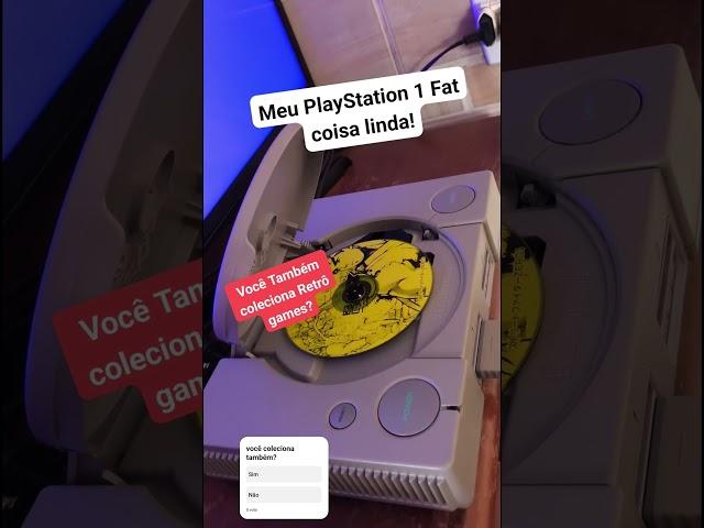 Meu PlayStation 1 Fat 30 anos Edition!