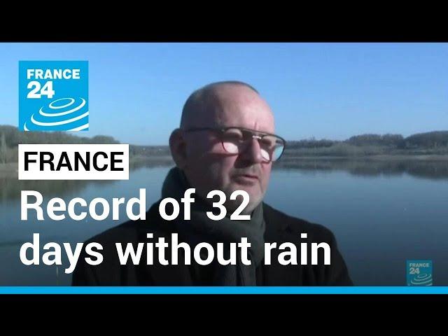 France matches dry spell record of 32 days without rain • FRANCE 24 English