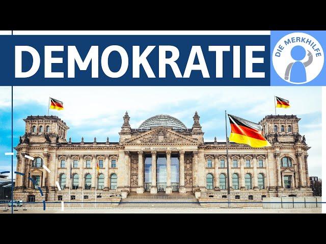 Demokratie - Staatsform & Kernelemente einfach erklärt - Volkssouveränität, Rechtsstaat, Pluralismus