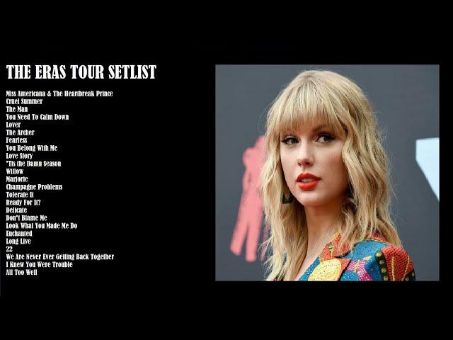 Taylor Swift Playlist 2024 | THE ERAS TOUR Setlist