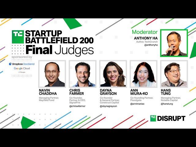 Startup Battlefield's Finalist Pitch Competition | TechCrunch Disrupt 2024