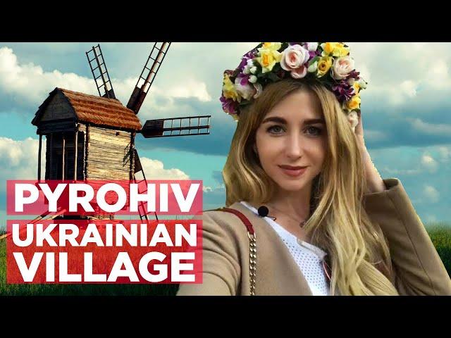 Kyiv Ukraine : Pyrohiv Museum of Folk Architecture and Folkways ( ukrainian village )