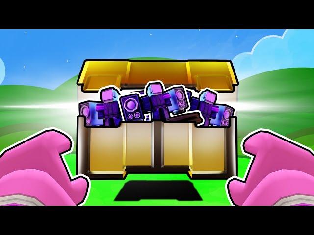 I Opened 200 Booster Crates to GET DJ TV MAN (Roblox Toilet Tower Defense)