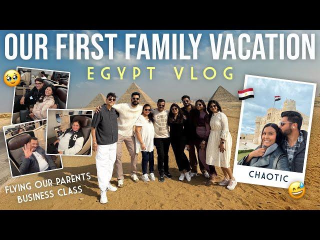 CHAOTIC Family Vacation to EGYPT / Mridul & Aditya