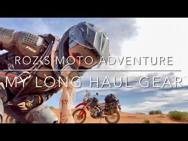 My Long Haul Adventure Gear - Roz’s Moto Adventure Ride Australia