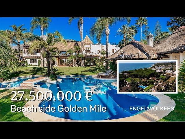 Luxury villa set in a double plot on beachside Golden Mile | W-02TRBK | Engel & Völkers Marbella