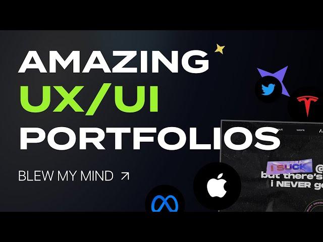 These Amazing UX/UI Portfolios Got Jobs At Apple, Tesla, Cred, Twitter & More!