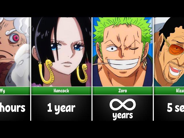 How Fast One Piece Characters Could Kill 8 Billion People ?