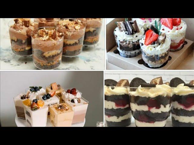 Десерт в стакане/Трайфл/Простой и вкусный десерт/Десерт без выпечки