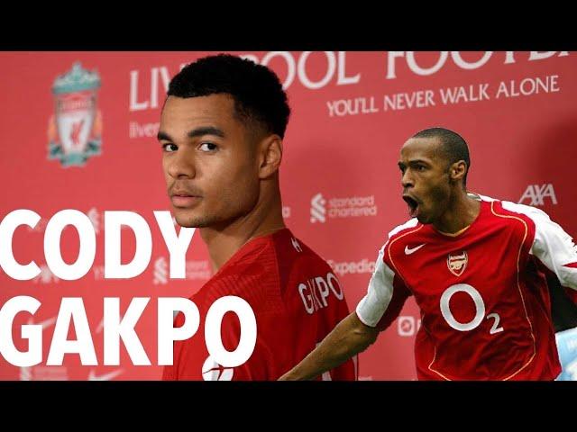 Cody Gakpo Cutting Inside and Scoring like Thierry Henry! • Liverpool's new Superstar!