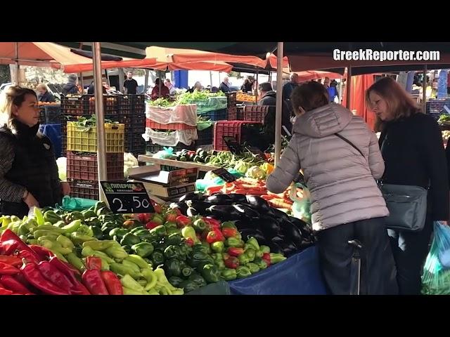 Laiki agora of Glyfada: Local Greek Farmer's Market