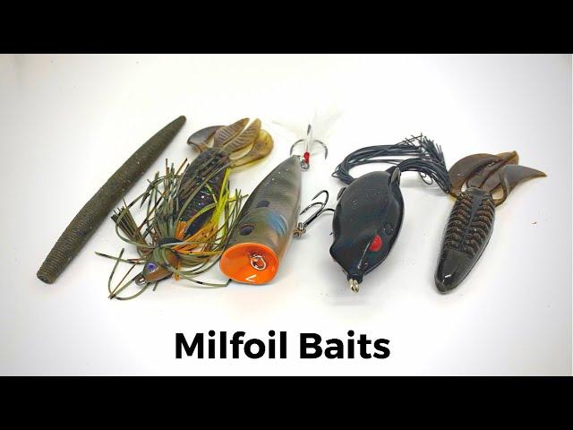 My Go To Milfoil Baits!