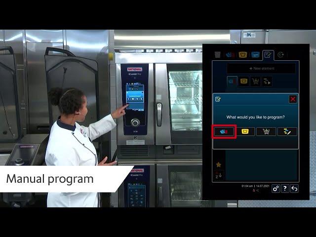 Demo: Programming - manual in the iCombi Pro | RATIONAL