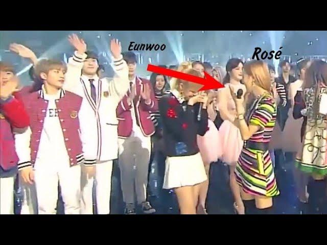 Eunwoo and Rosè moments ️