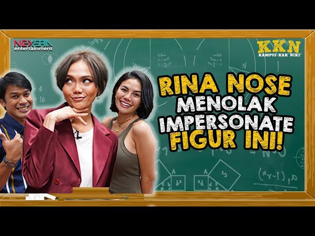 RINA NOSE: SIKATDITANTANG MENIRU GAYA BICARA YUNI SHARA & KRISDAYANTI | KKN #03