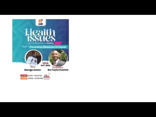 Health Issue with ACKON GEORGE, Topic- PREVENTIVE MEASURES OF UTI IN PREGNANCY