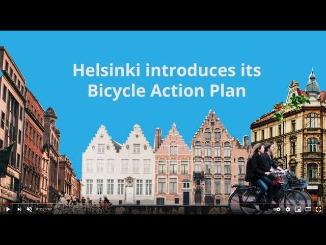 Helsinki introduces its Bicycle Action Plan