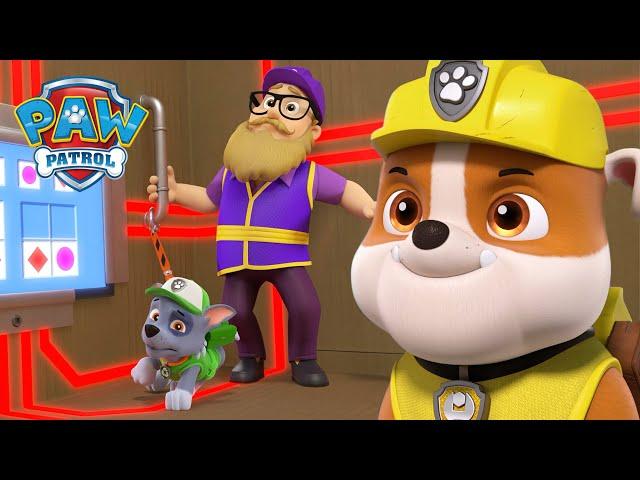 狗狗們從盒子碉堡裡救出了灰灰和韓丁納！- PAW Patrol 汪汪隊立大功 - 兒童卡通