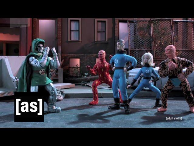 Doctor Doom Exposes Himself to the Fantastic Four | Robot Chicken | Adult Swim