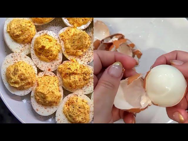 Deviled Eggs Recipe | Easy Peel Boiled Eggs #cooking