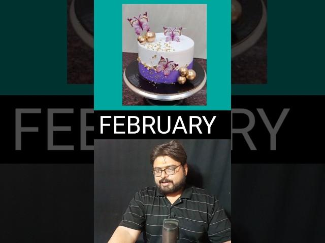 Birthday Cake According To Your Birth Month! #shortsfeed #shortsvideo #youtube #quiz