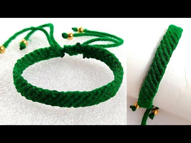 Bracelet making || How to make bracelet || woolen bracelet || hand band / Friendship band
