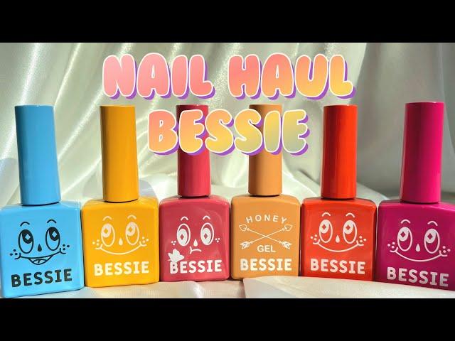 [nail haul]️ BESSIE ️젤 리뷰 가격도 착하고! 컬러도 예쁘고! 용량도 많다!/셀프네일/초보네일/네일하울/젤 브랜드/네일재료언박싱