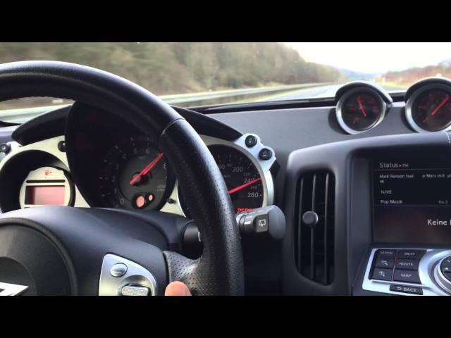 Nissan 370Z 200-250 km/h Vmax