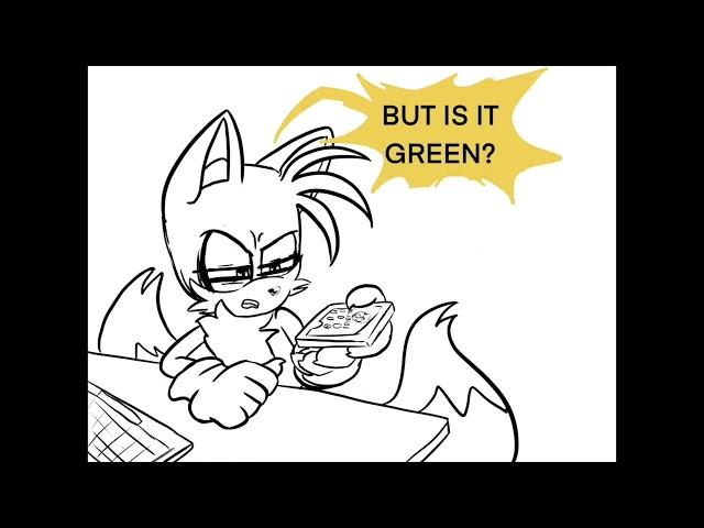 SONIC "BUT IS IT GREEN" (SHORT COMIC DUB)