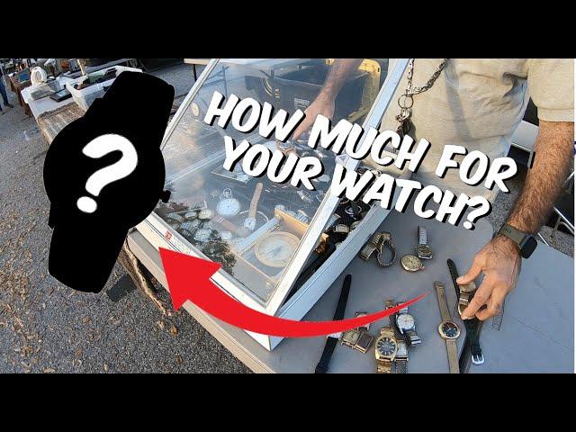 He Wanted To Buy My Watch  Flea Market Watch Hunting Ep.12