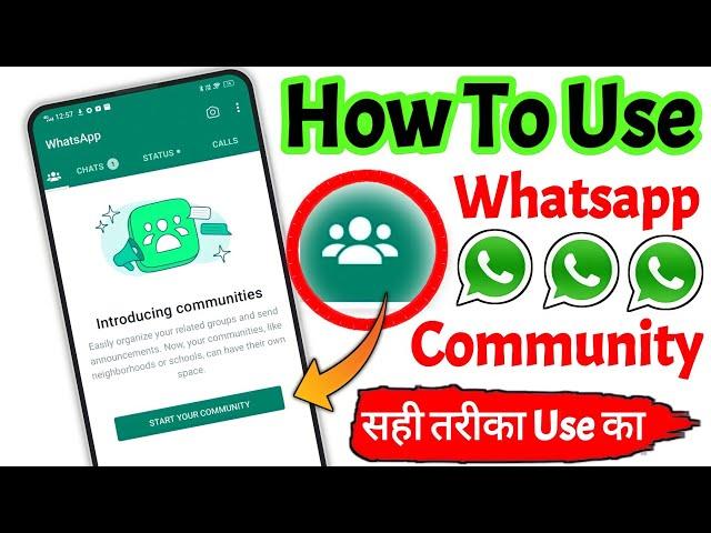 How to Use Whatsapp Community Feature | Whatsapp New Community Update | Whatsapp New Update