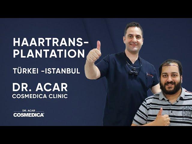 Haartransplantation Türkei Istanbul Dr. Acar | Cosmedica Clinic