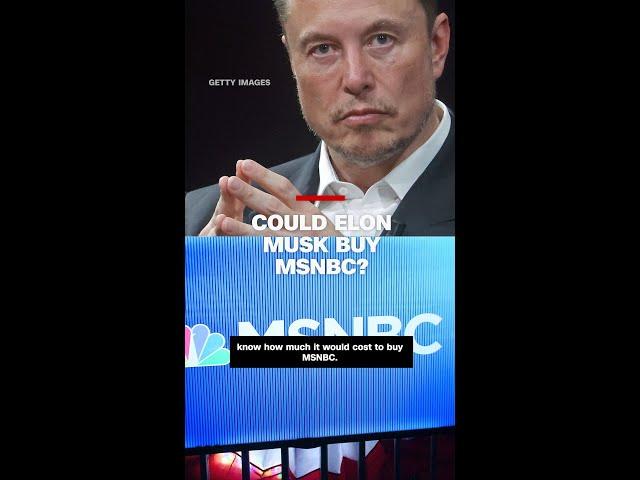 Could Elon Musk Buy MSNBC?