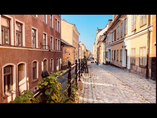 Stockholm Walks: Brännkyrkagatan - Monteliusvägen. Slow stroll in the sun.