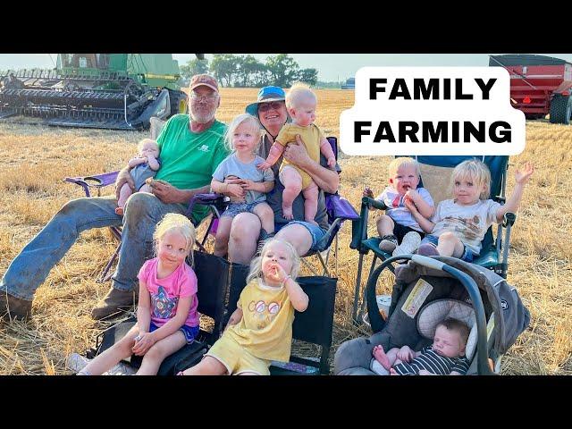 Peterson Family WHEAT HARVEST 2024 | Part 3 | FAMILY FARMING