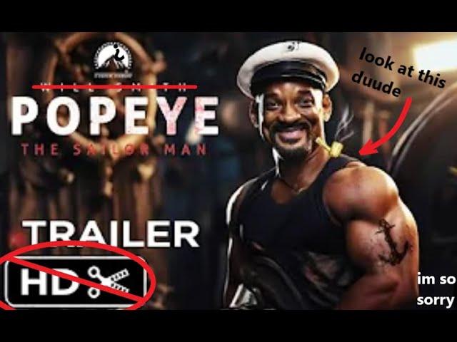 Concept Fan-Made Trailer with A.I. – POPEYE THE SAILOR MAN: Live Action Movie – Full Teaser Trailer